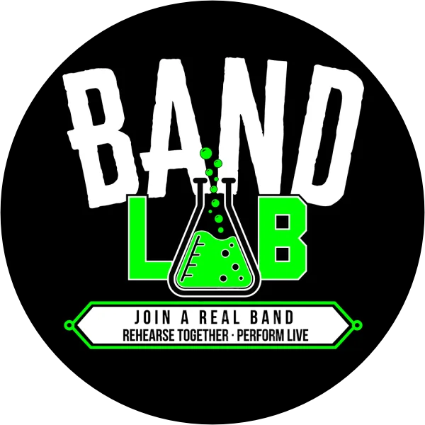 Band Lab logo — join a real band: rehearse together, perform live